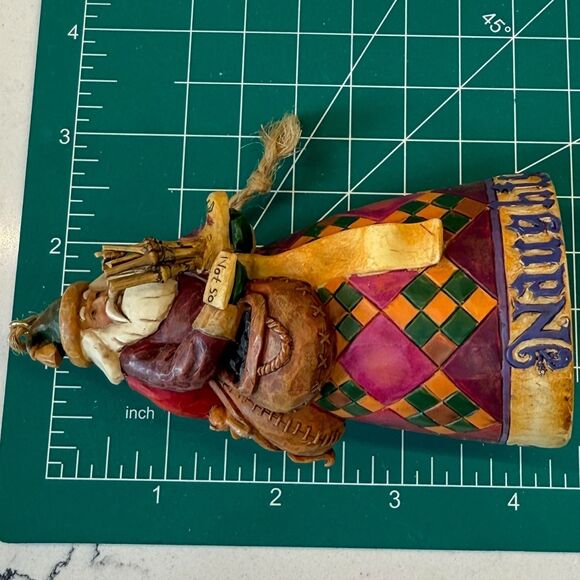 Jim Shore Santa He Knows Naughty & Nice Holiday Christmas Ornament 2006 4005789 - Picture 3 of 12